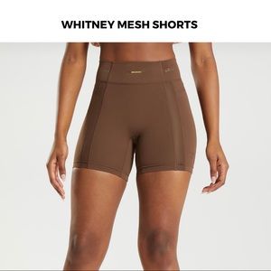 Gymshark x Whitney Simmons V2 Brown Mesh Shorts